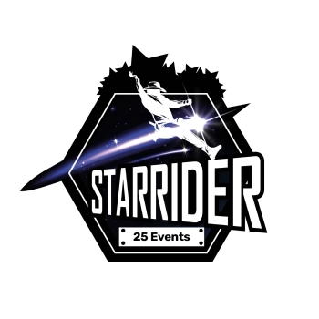 LAUF WEITER Badge Starrider