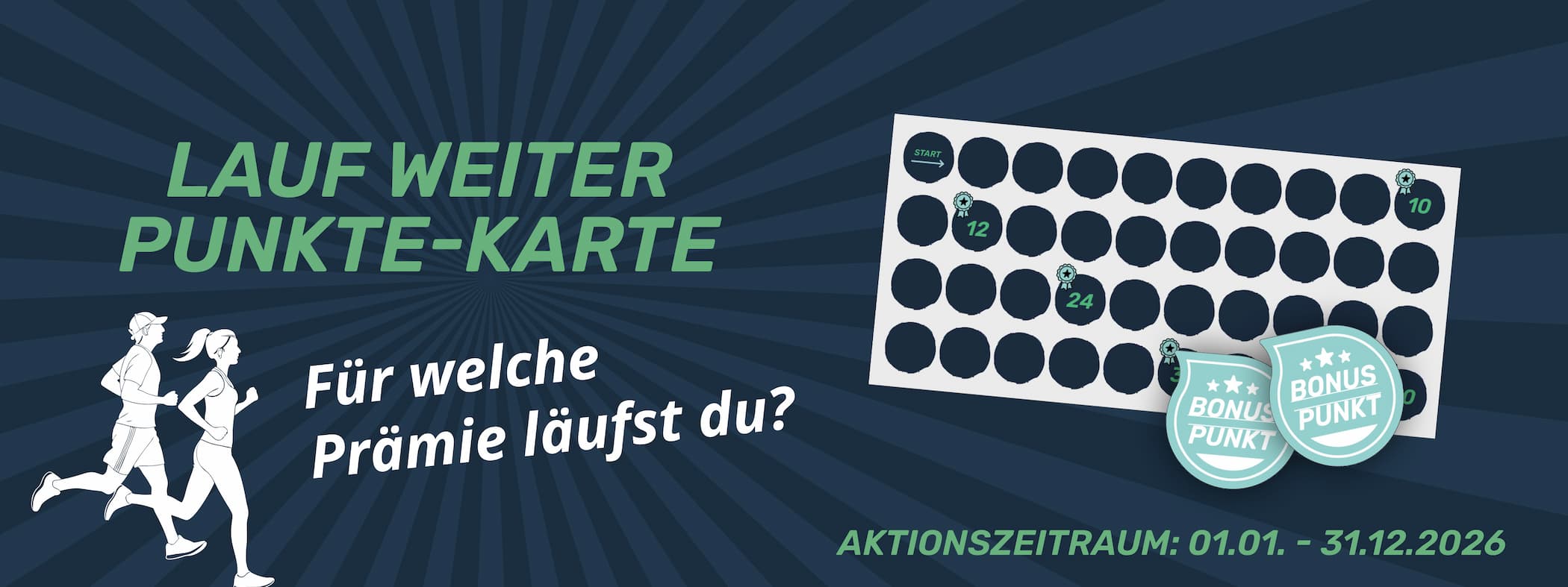 Lauf-Weiter Punktekarte